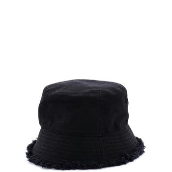 Prada Fringe Bucket Hat Denim