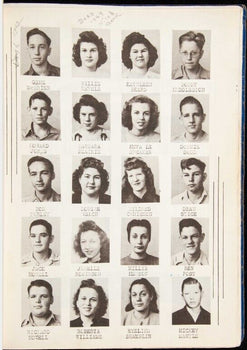 1947 Commerce High School Yearbook Mickey Mantle