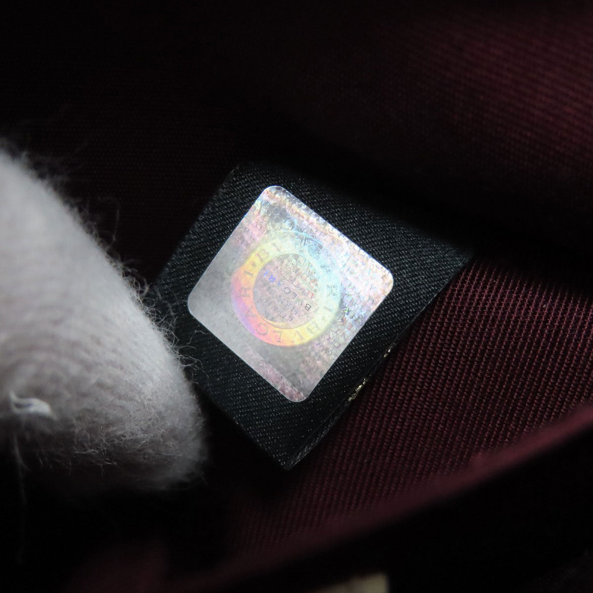 Calf BVLGARI logo 2-way Handbag