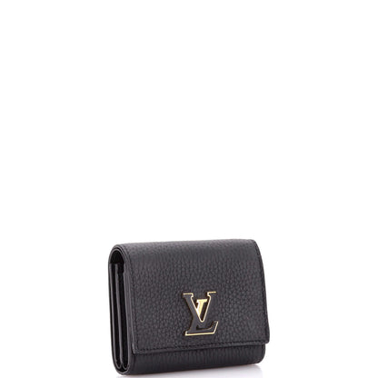 Louis Vuitton Capucines Wallet Taurillion Leather Tiny