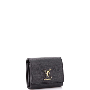 Louis Vuitton Capucines Wallet Taurillion Leather Tiny