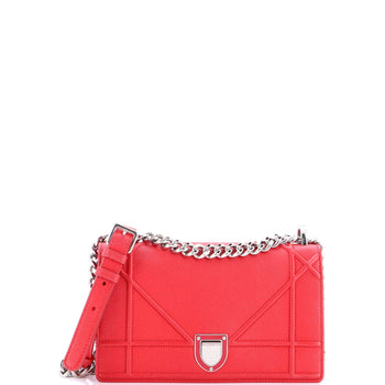 Christian Dior Diorama Flap Bag Grained Calfskin Small