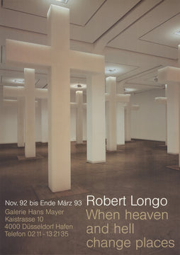 Robert Longo When Heaven And Hell Change Places " Offset Lithograph 19