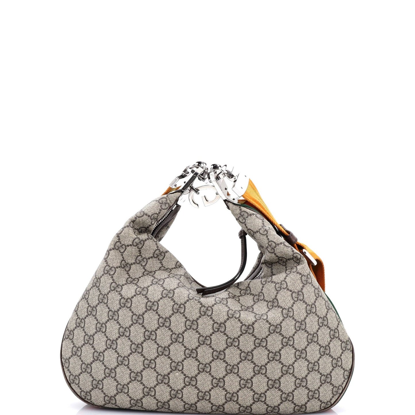 Gucci Attache Shoulder Bag Gg Coated Canvas Medium