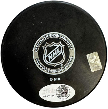 Sam Bennett B2B Autographed Panthers Logo Puck (Jsa Witness)