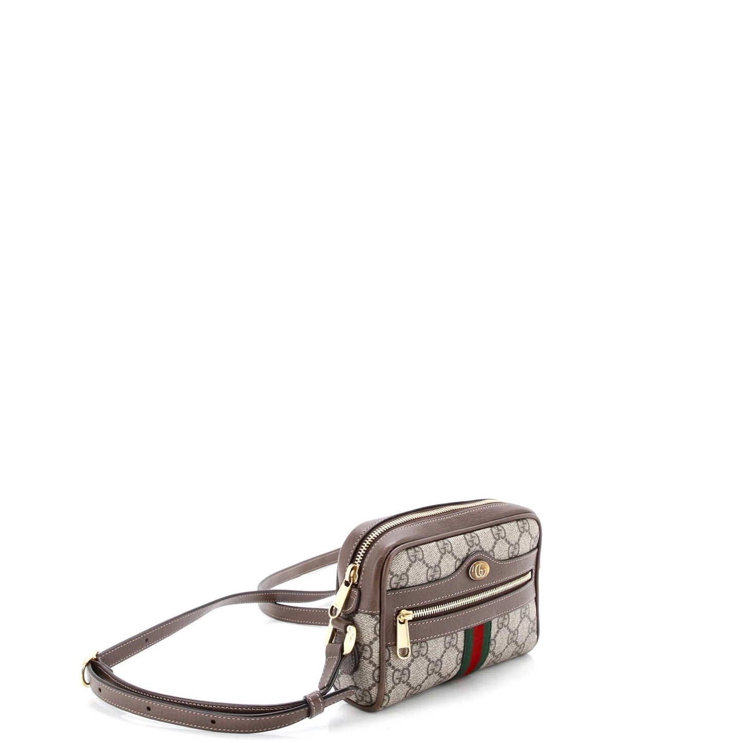 Gucci Ophidia Shoulder Bag Gg Coated Canvas Mini