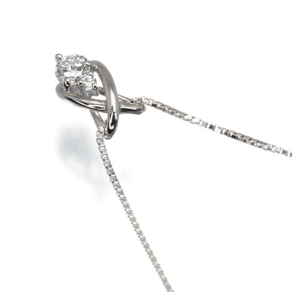 Vendome Necklace Diamond 0.19Ct 900 850 Platinum