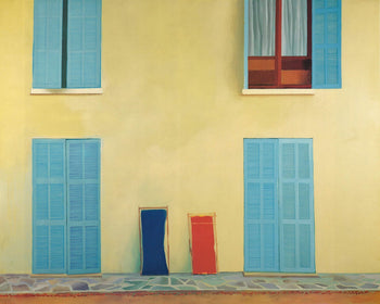 Art DAVID HOCKNEY Two Deckchairs Calvi 30
