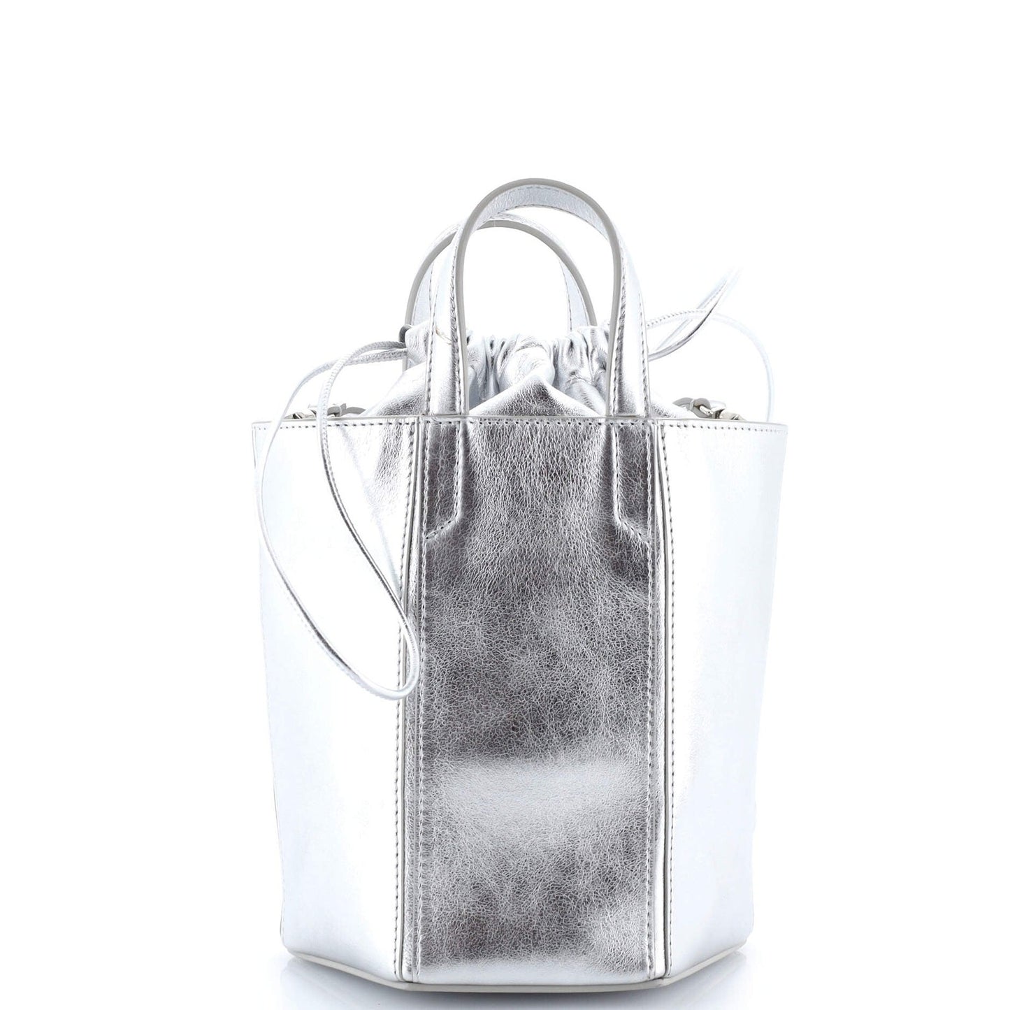 Off White Vintage Allen Bucket Bag Leather