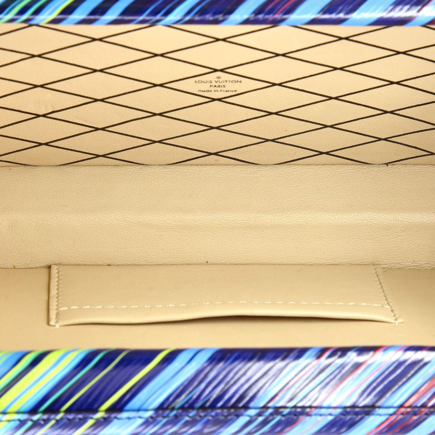 Louis Vuitton Petite Malle Handbag Limited Edition Printed Epi Leather