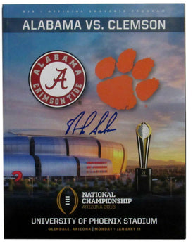 Nick Saban Alabama Signed/Auto 2016 National