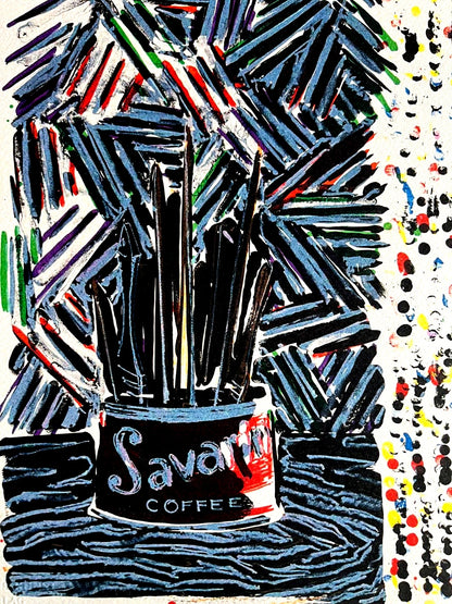 Jasper Johns Lithograph Coa Signed Op Numbered By Hand -180 Ex