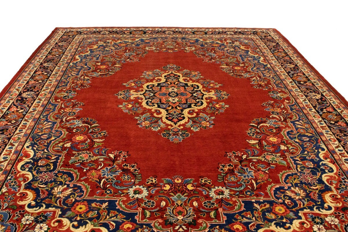 10'0X13'6 Ft Semi-Antique Traditional Handmade