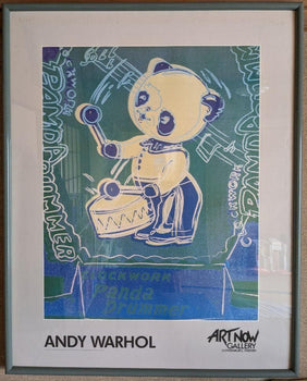 Andy Warhol Panda Drummer Poster Art Now Gallery