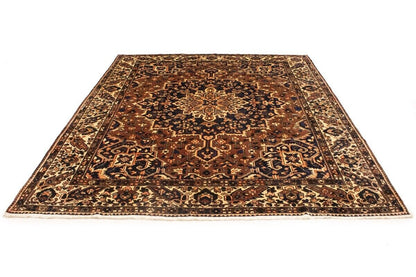 Handmade Vintage Floral Wool Oriental Rug Living