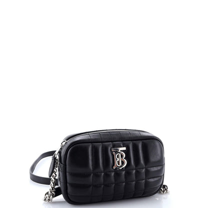 Burberry Lola Camera Bag Quilted Leather Mini