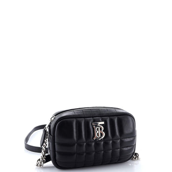 Burberry Lola Camera Bag Quilted Leather Mini