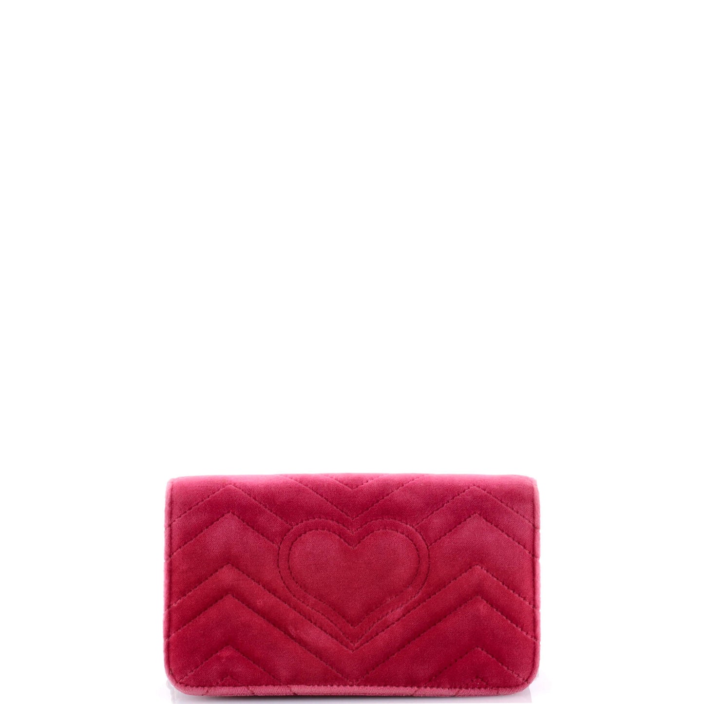 Gucci Gg Marmont Chain Flap Bag Embroidered Matelasse Velvet Mini