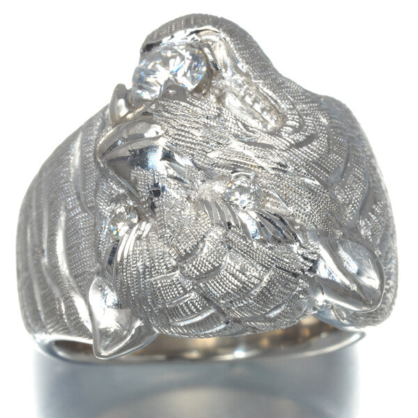 Diamond 0.48Ct Tiger Ring 50G 900 Platinum