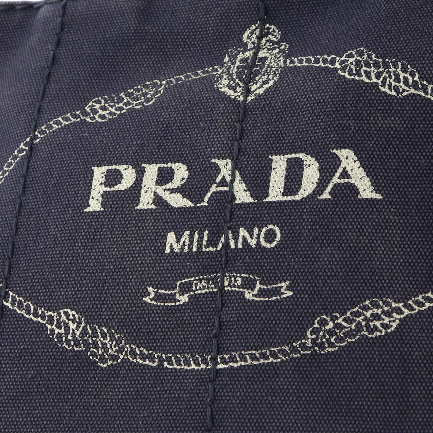 Prada Canapa Tote Denim Mini