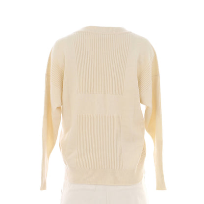 Hermes Women'S H Long Sleeve Crewneck Sweater Cashmere