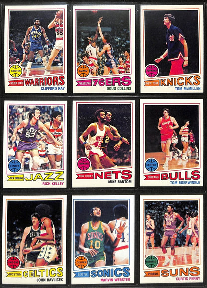 1977-78 Topps Basketball Complete Set (132) Parish Rc Dantley Rc Erving 199067