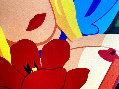 Tom Wesselmann Lithograph Coa Signed Numbered By Hand In Pencil