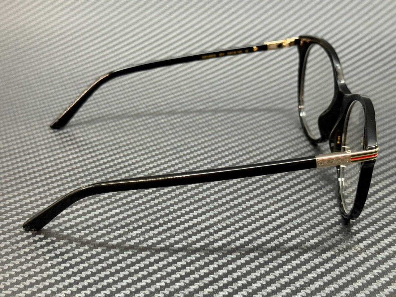 GUCCI GG1450O 001 Black Gold Women's 53 mm Medium