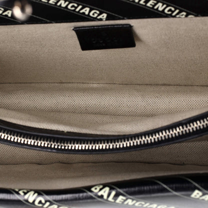 Gucci X Balenciaga The Hacker Project Dionysus Bag Logo Printed Leather Small