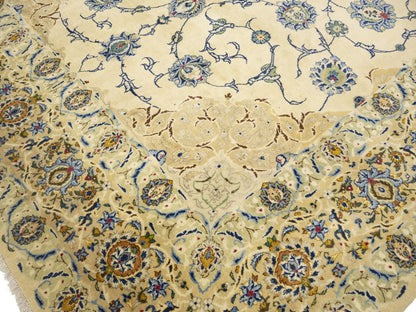 Semi-Antique Vintage Signed Handmade Wool Rug