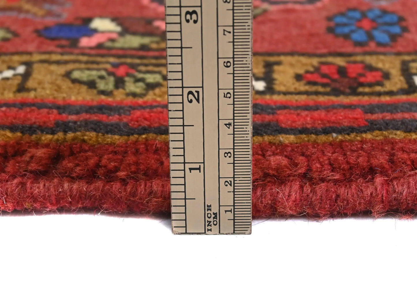 Vintage Hand-Knotted Oriental Runner Rug 2'3X6'2