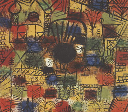Paul Klee Composition With Black Focal Point " Offset Lithograph 1