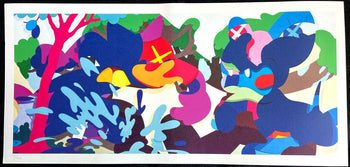 Kaws Lithograph Coa Numbered Limited Certified (Mori Museum)