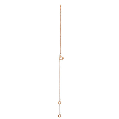 Bvlgari Divas' Dream Open Bracelet Necklace 18K Rose Gold And Diamonds