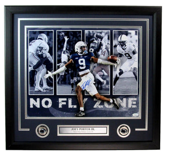 Joey Porter Jr. Autographed 16X20 Photo Penn