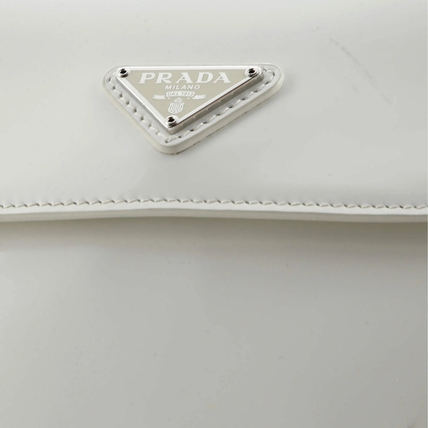 Prada Cleo Flap Shoulder Bag Spazzolato Leather Small