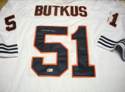 Dick Butkus Bears Beckett/Coa Signed Official