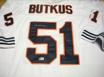 Dick Butkus Bears Beckett/Coa Signed Official
