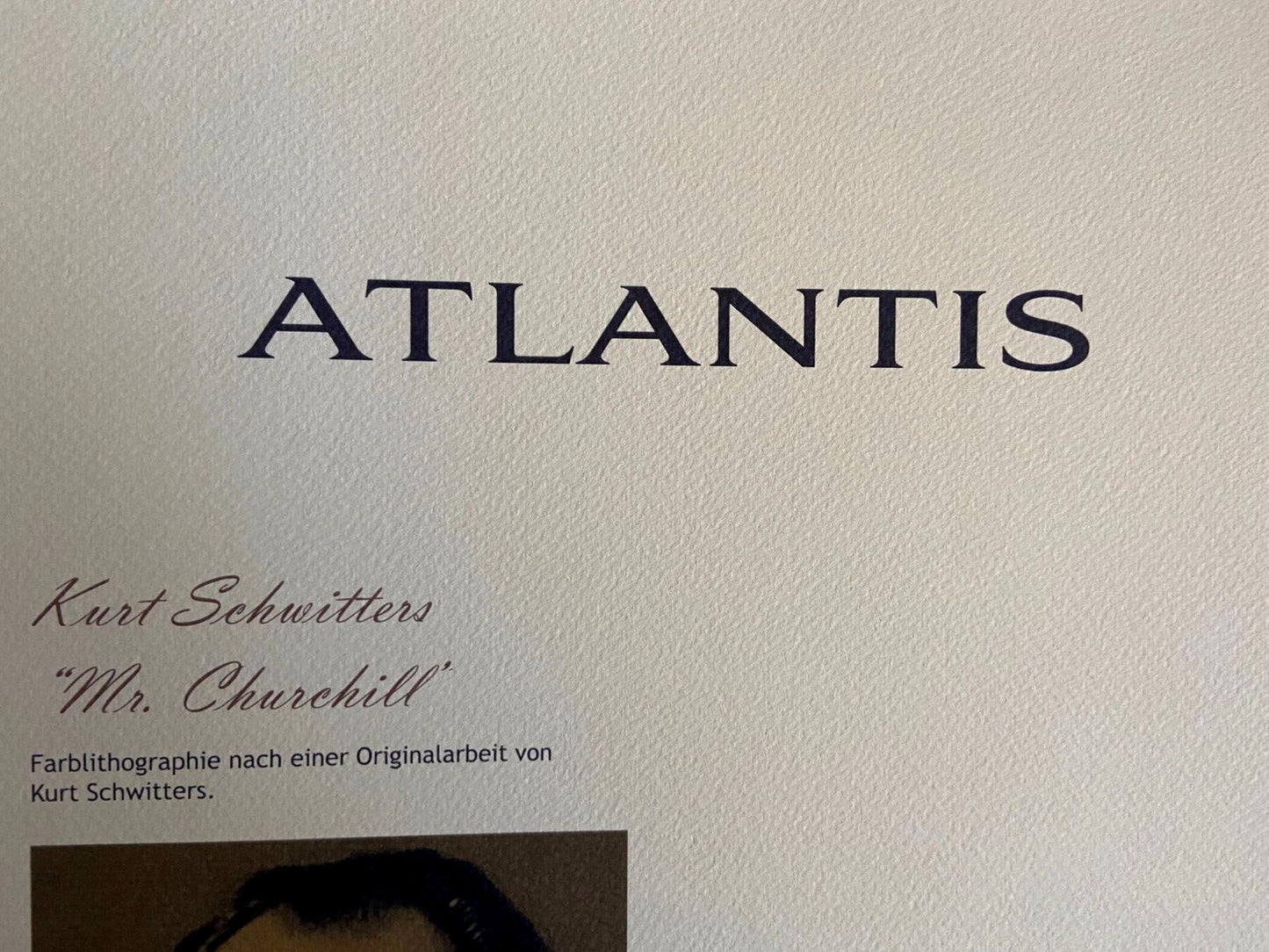 Kurt Schwitters Lithograph 180Ex