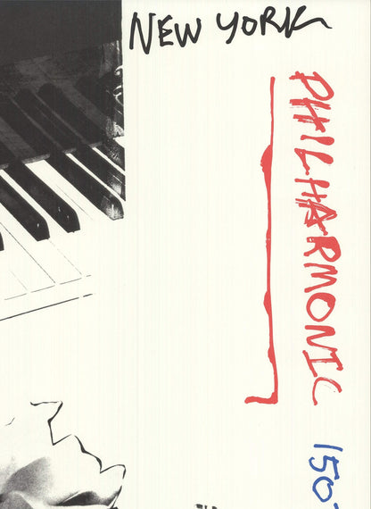 Robert Rauschenberg New York Philharmonic 150Th Anniversary " Poste