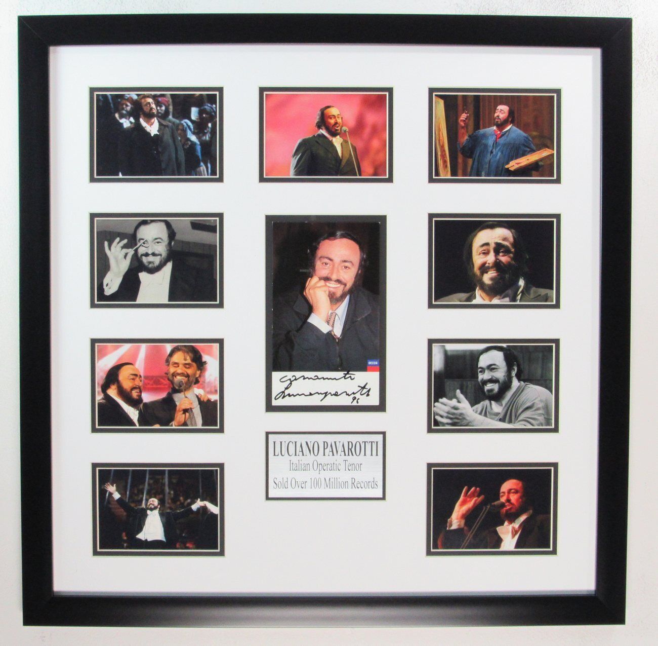 Luciano Pavarotti Italian Opera Autographed Photo