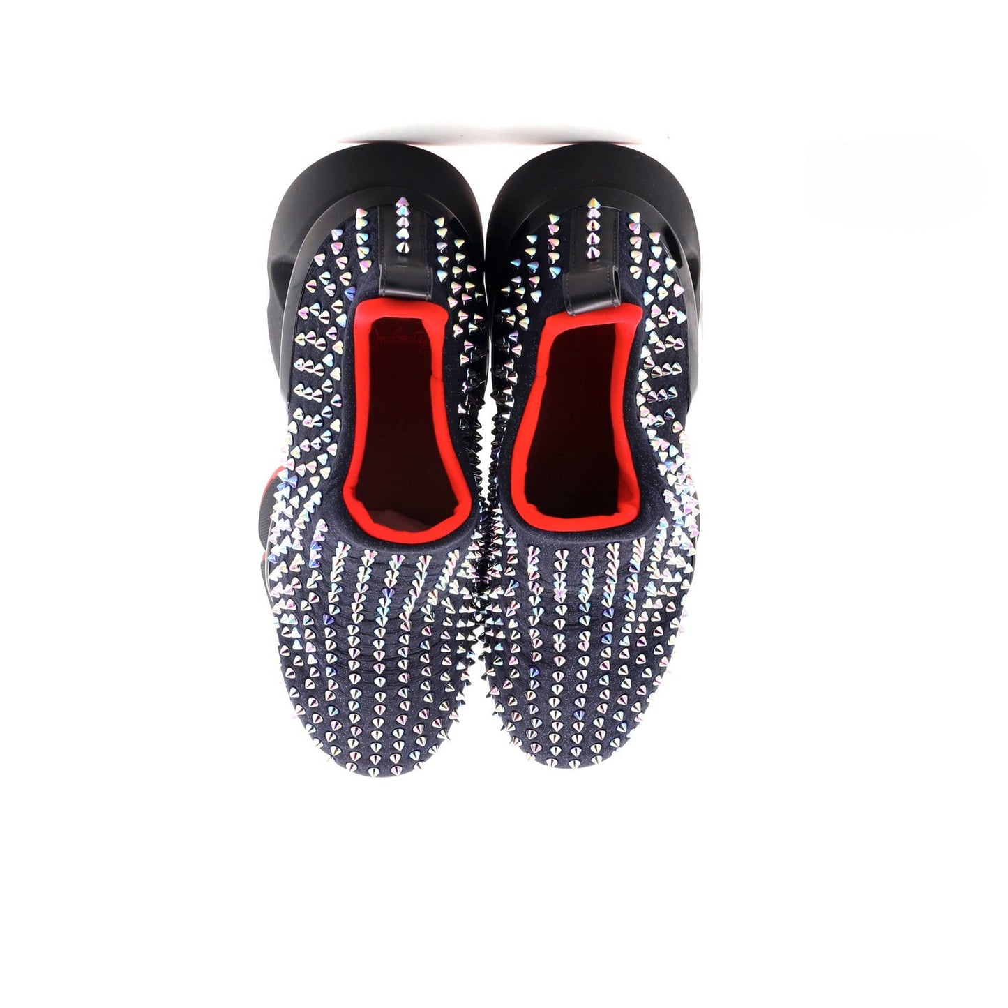 Christian Louboutin Men'S Spike Sock Sneakers Spiked Neoprene