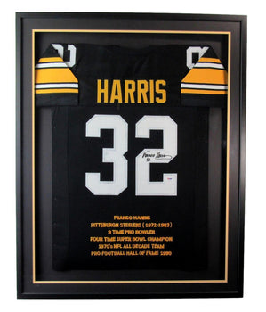 Franco Harris Hof Signed Steelers Football Jersey