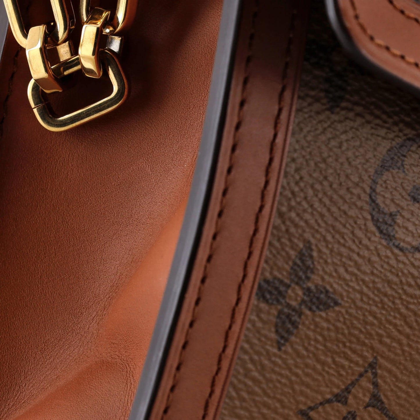 Louis Vuitton Dauphine Shoulder Bag Reverse Monogram Canvas Mm