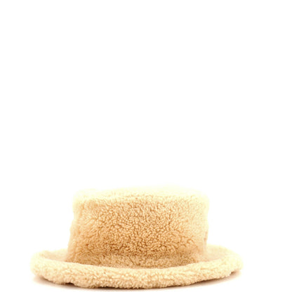 Hermes Fauve Bucket Hat Shearling
