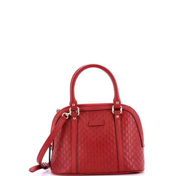 Gucci Convertible Dome Satchel Microguccissima Leather Mini
