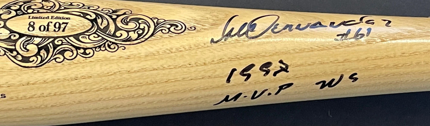Livan Hernandez Autographed 1997 Comemoratve World Series Bat