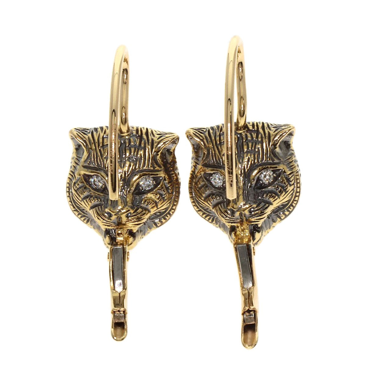 Gucci Le Marche De Merveils Cathead Earring K18