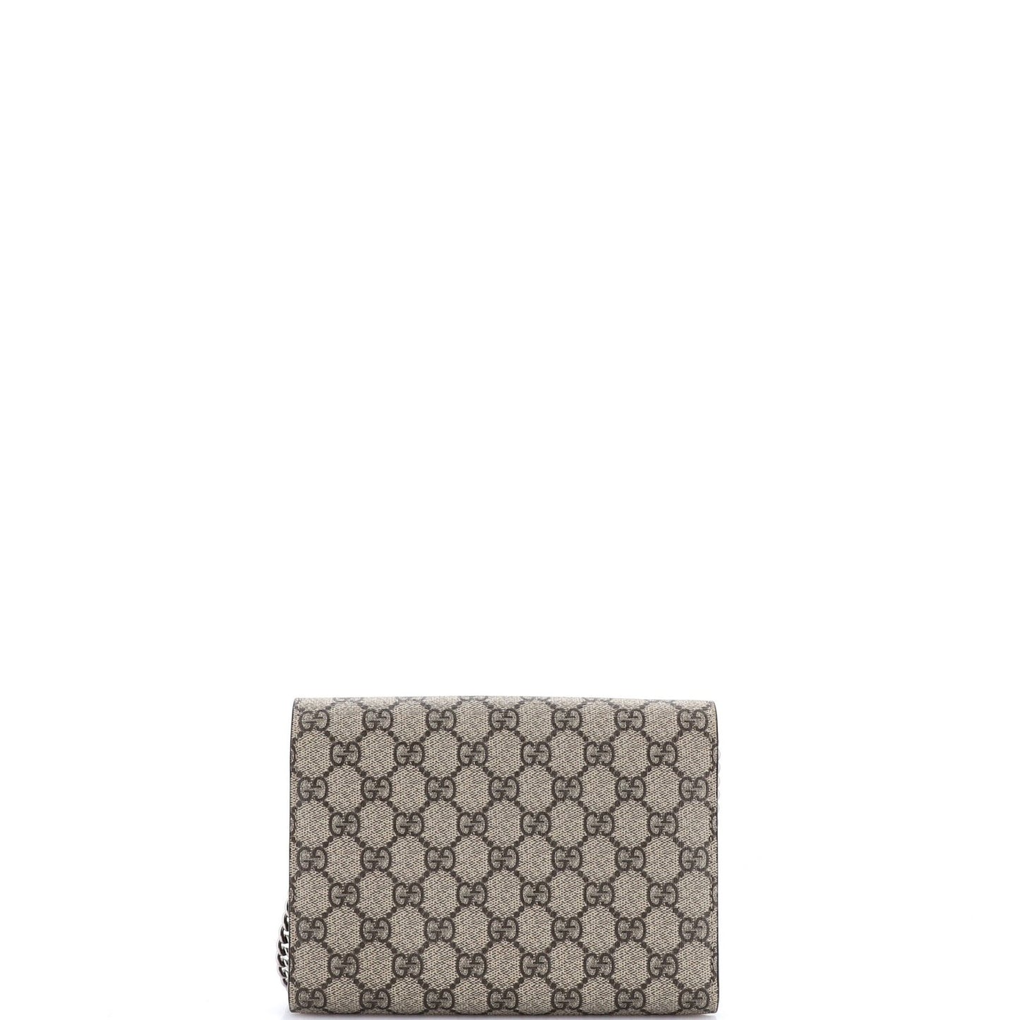 Gucci Dionysus Chain Wallet Gg Coated Canvas Small