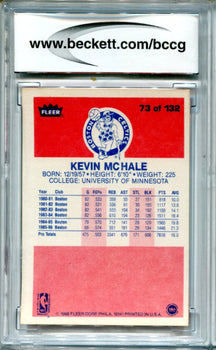 Kevin Mchale 1986-87 Fleer Premier #73 Bccg Nm 9